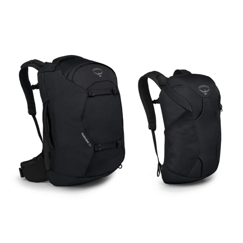 Osprey Women's Fairview 55 Travel Backpack in Black-3